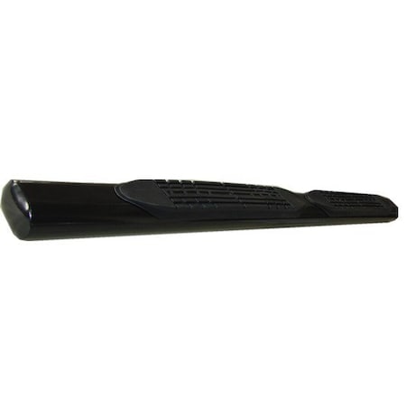 Trailfx TrailFX 2940413053; Step Nerf Bar; With Step Pads 4 Inch Oval Straight Powder Coated Black 2940413053